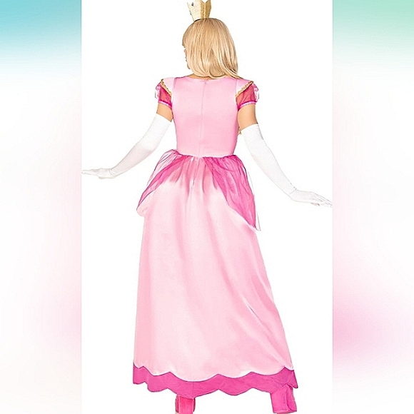 CLASSIC Princess Satiny Halloween Costume Maxi Dress NWT - Picture 6 of 13